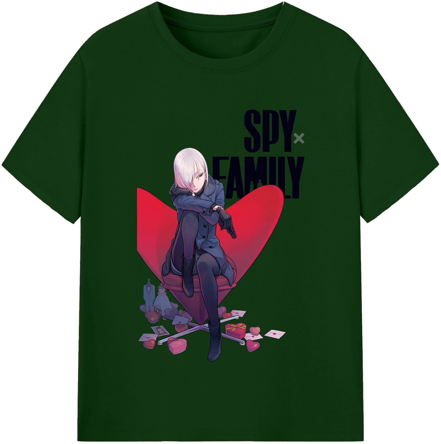 （画像用） SPY×FAMILY间谍家家酒 綿100％半袖Tシャツ（フロントプリント）